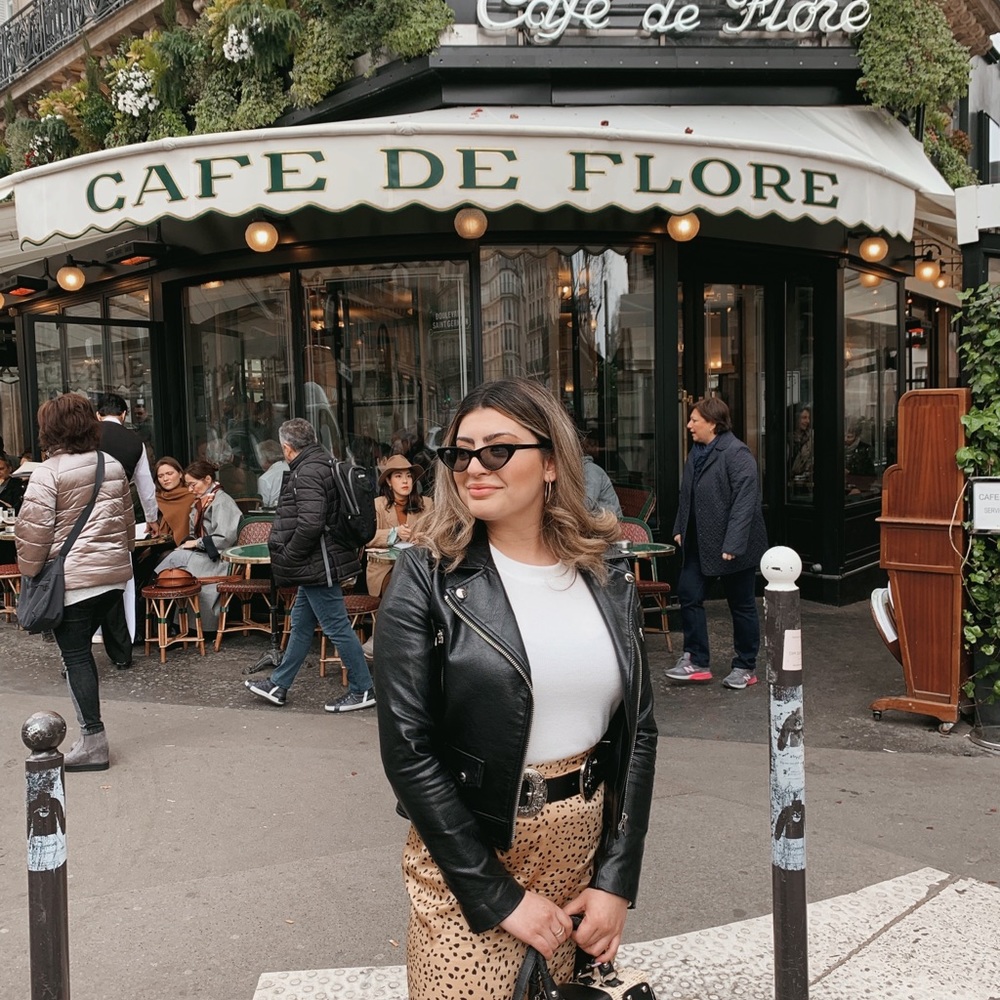 Black Leather Moto Jacket